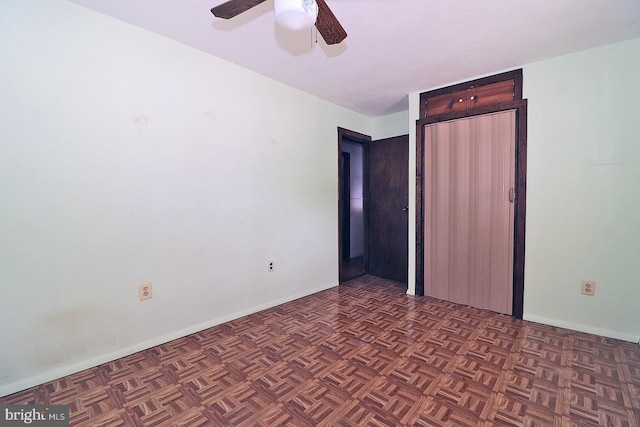 827 Rogers St, Lanoka Harbor, NJ 08734 - unfurnished bedroom featuring a ceiling fan and baseboards