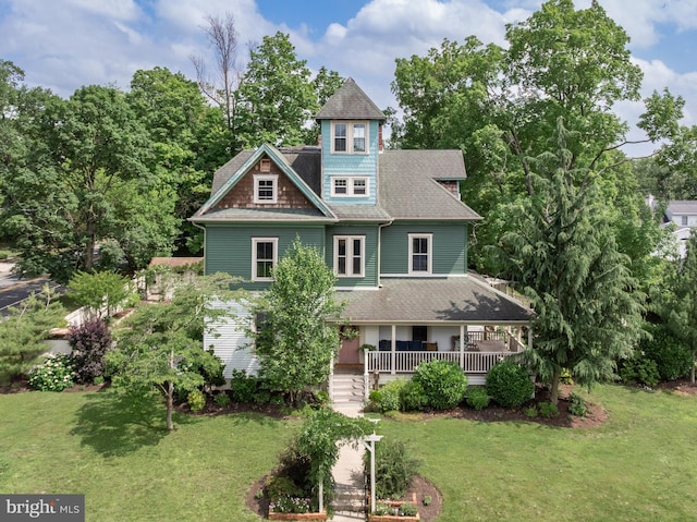 101 Warren Ave, Sewell, NJ 08080 - victorian-style house featuring a front lawn and roof with shingles