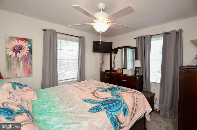 518 S Glenwood St, Allentown, PA 18104 - carpeted bedroom with a ceiling fan