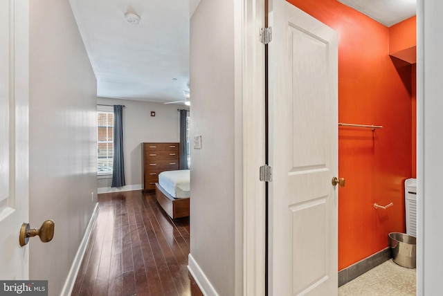 1522 Race St Unit 1, Philadelphia, PA 19102 - corridor with wood-type flooring and baseboards