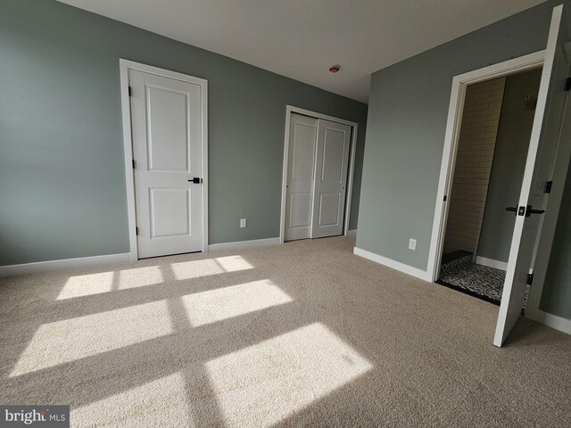 6022 N Lambert St, Philadelphia, PA 19138 - unfurnished bedroom with carpet flooring, baseboards, and a closet