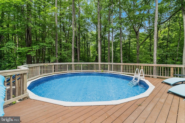 7001 Locust Ct, Owings, MD 20736 - outdoor pool with a deck