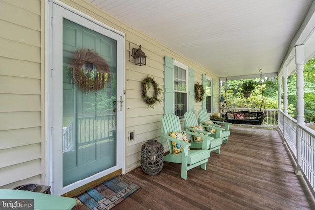 7001 Locust Ct, Owings, MD 20736 - view of porch