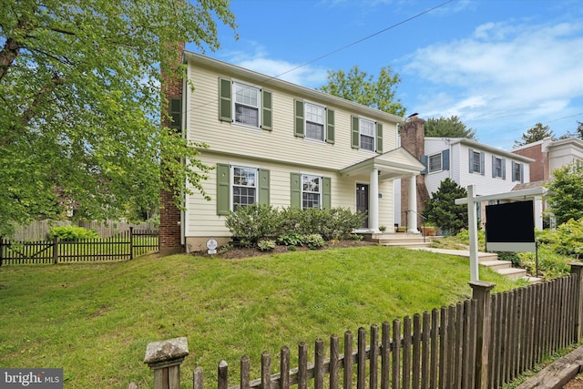 151 W Meade St, Philadelphia, PA 19118 - colonial home with a chimney