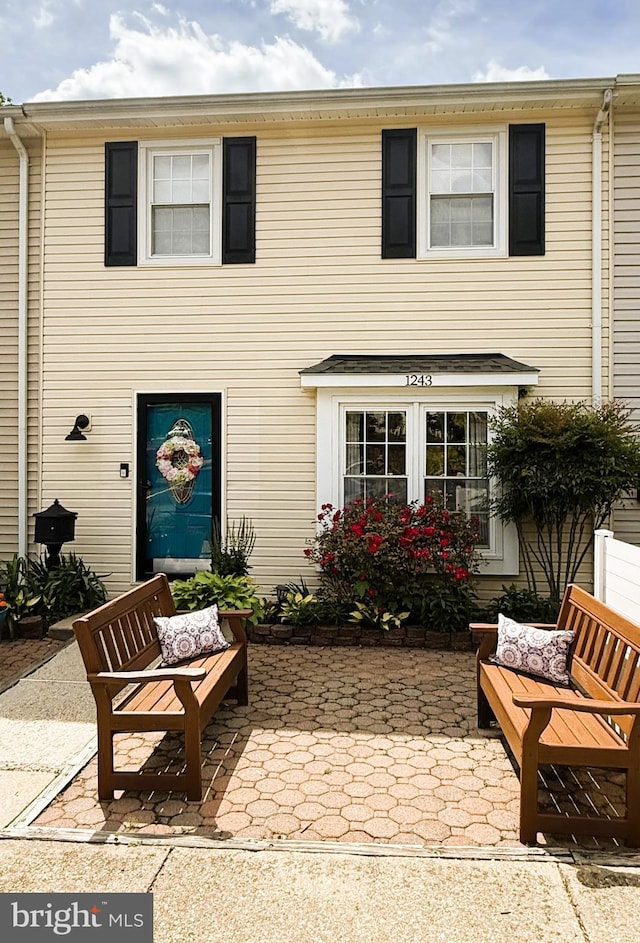 1243 Stonewood Ct, Annapolis, MD 21409 - view of front of house with a patio area