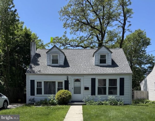 37 Pennwood Dr, Ewing, NJ 08638 - cape cod home with a chimney and a shingled roof