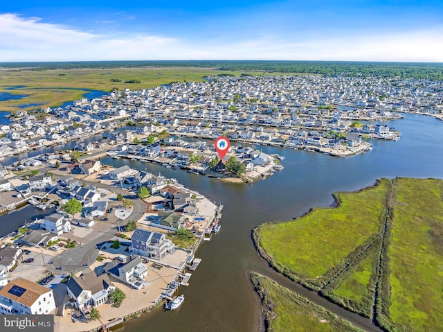 14 Ramapo Rd, Tuckerton, NJ 08087 - aerial view of property and surrounding area with a nearby body of water and nearby suburban area