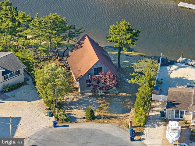 14 Ramapo Rd, Tuckerton, NJ 08087 - view from above of property with a large body of water