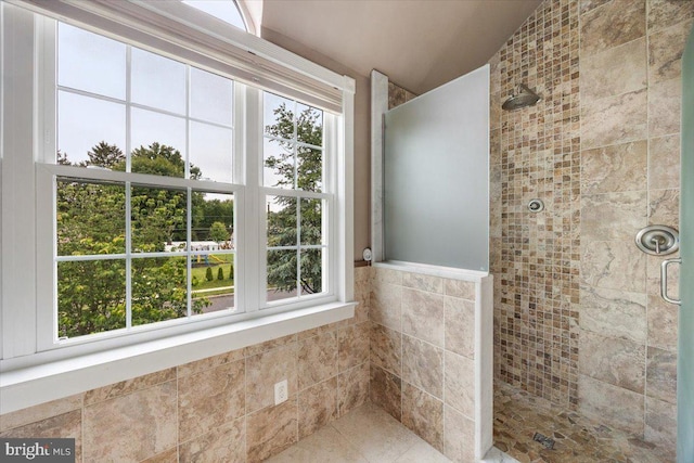 209 Burlington Ave, Voorhees, NJ 08043 - full bathroom featuring a tile shower and plenty of natural light