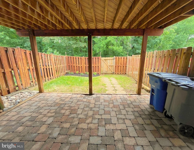 7657 Sheffield Village Ln, Lorton, VA 22079 - view of patio / terrace featuring a gate