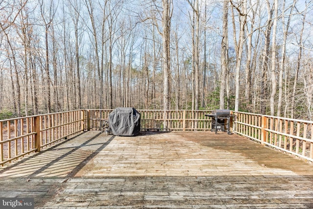 15180 Deborah Dr, Hughesville, MD 20637 - wooden deck featuring grilling area