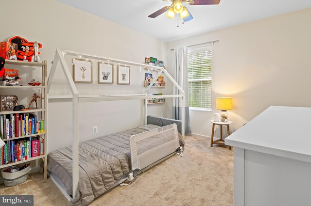 1022 Linden Dr, Hanover, MD 21076 - bedroom with carpet floors and ceiling fan