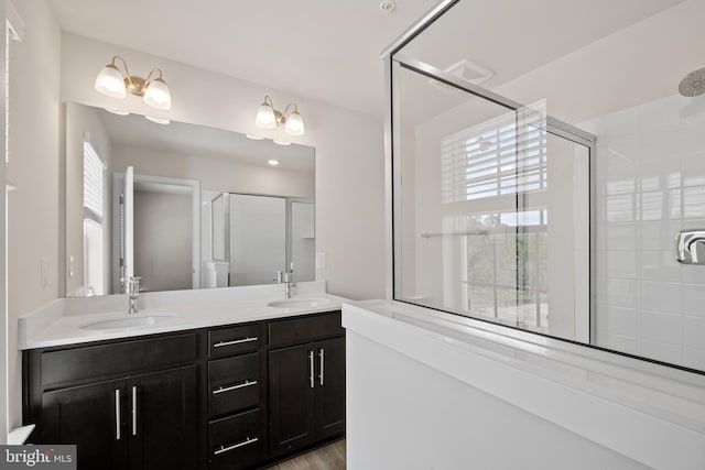 16612 Green Glade Dr, Brandywine, MD 20613 - full bath with a shower stall and double vanity