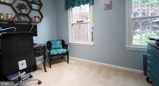 2320 Knotweed Ct, Waldorf, MD 20603 - carpeted office space featuring baseboards