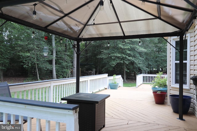 2320 Knotweed Ct, Waldorf, MD 20603 - wooden deck with a gazebo