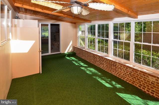 1009 Potts Mill Rd, Bordentown, NJ 08505 - view of unfurnished sunroom