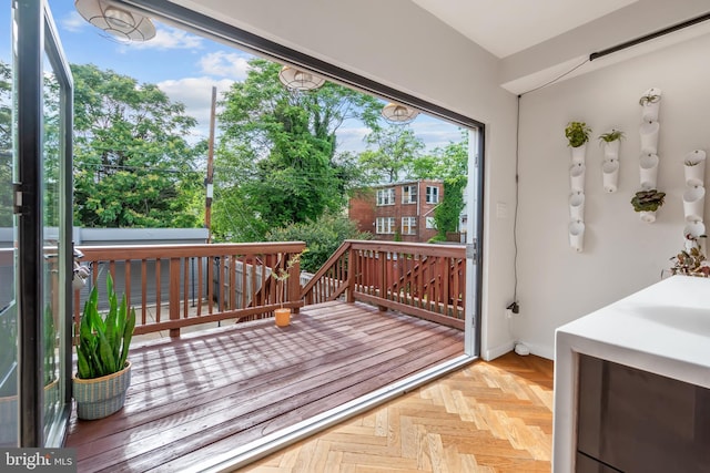 2426 4th St NE, Washington, DC 20002 - view of wooden deck