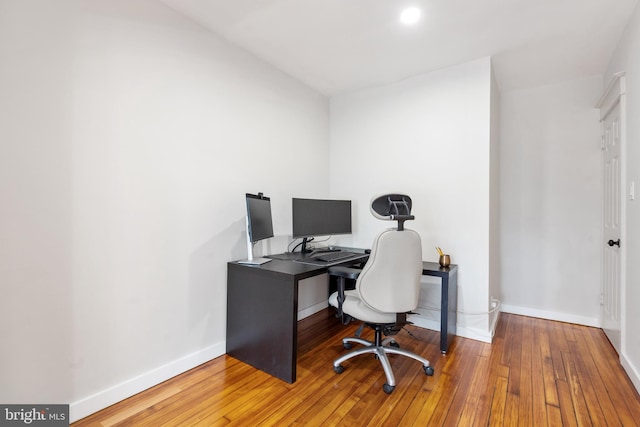 2426 4th St NE, Washington, DC 20002 - office featuring baseboards and hardwood / wood-style floors