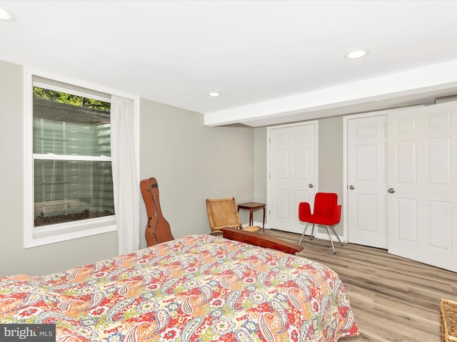 5421 Bartonsville Rd, Frederick, MD 21704 - bedroom featuring wood finished floors and recessed lighting