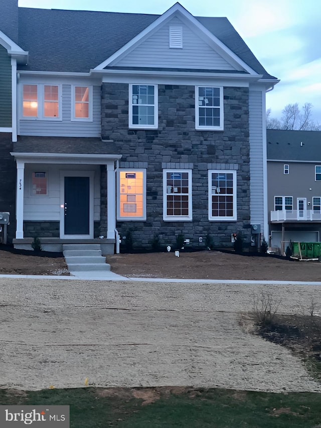 734 Sun Valley Ct, Chester Springs, PA 19425 - multi unit property featuring stone siding and a shingled roof