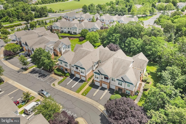 43825 Hickory Corner Ter Unit 104, Ashburn, VA 20147 - aerial view of residential area featuring a tree filled landscape