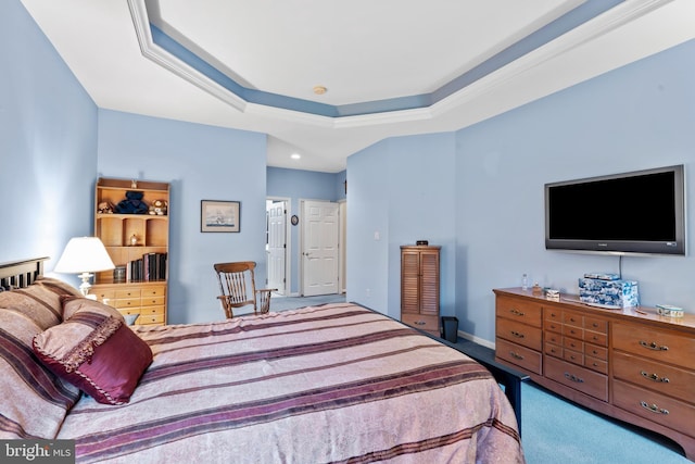 4 Hearthstone Blvd, Pemberton, NJ 08068 - carpeted bedroom with a raised ceiling, recessed lighting, and baseboards