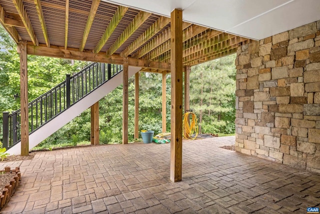 83 Mossy Creek Ct, Zion Crossroads, VA 22942 - view of patio / terrace with stairs