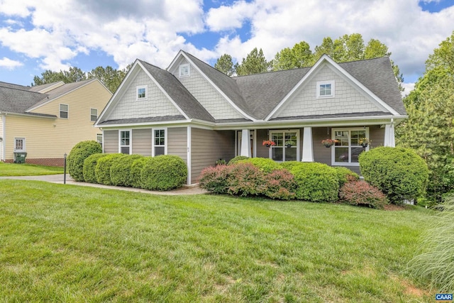 83 Mossy Creek Ct, Zion Crossroads, VA 22942 - view of front of house featuring a front lawn and a shingled roof