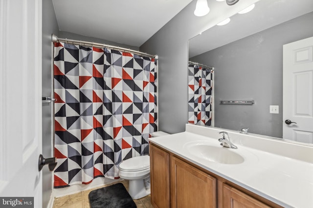 39 Grain Ct, Magnolia, DE 19962 - bathroom featuring vanity, toilet, and a shower with curtain