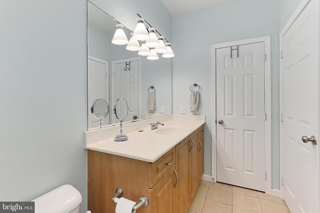 12900 Centre Park Cir Unit 107, Herndon, VA 20171 - bathroom featuring vanity and tile patterned floors