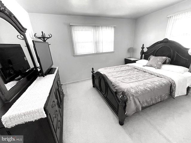 333 Sussex Blvd, Broomall, PA 19008 - bedroom with light carpet, multiple windows, and baseboards