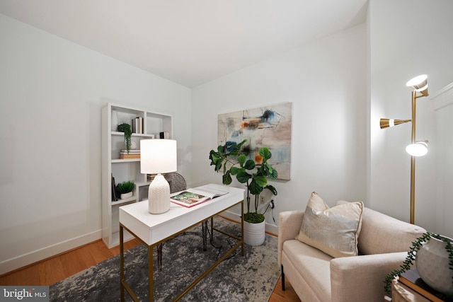 2425 L St NW Unit 328, Washington, DC 20037 - home office with wood finished floors and baseboards