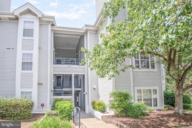600 Resty Ln Unit 202, Odenton, MD 21113 - view of property with a balcony