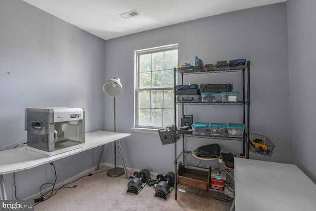 600 Resty Ln Unit 202, Odenton, MD 21113 - carpeted home office with baseboards
