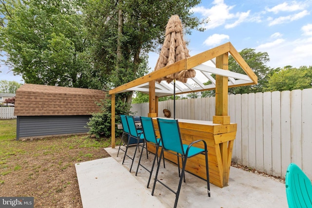 345 Townsend Rd, Essex, MD 21221 - fenced backyard featuring a patio