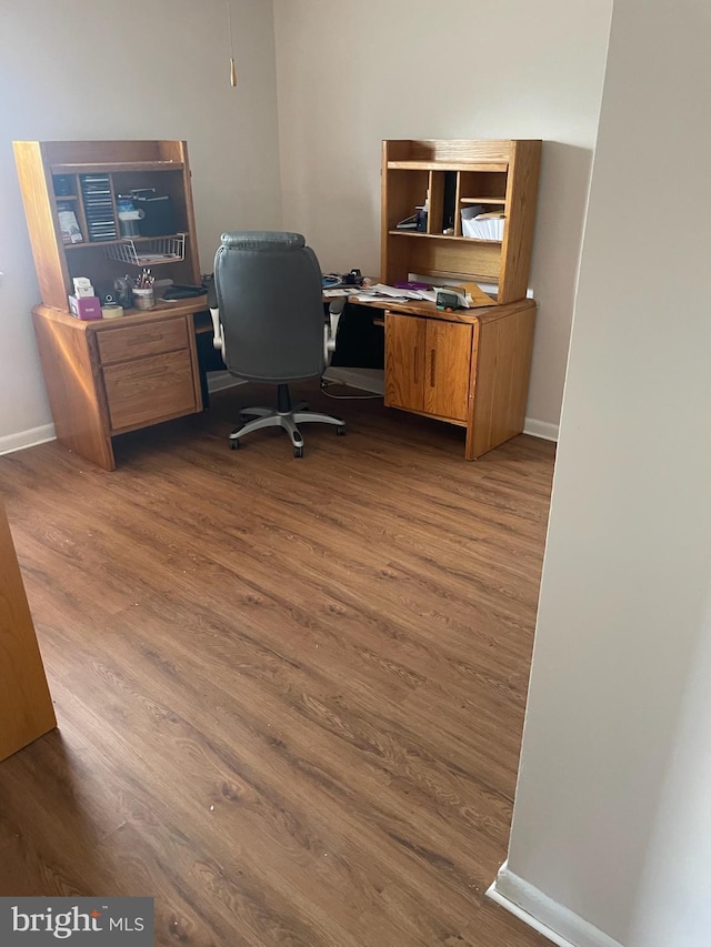 3755 Morrow Dr, Bensalem, PA 19020 - office space featuring dark wood-style floors and baseboards