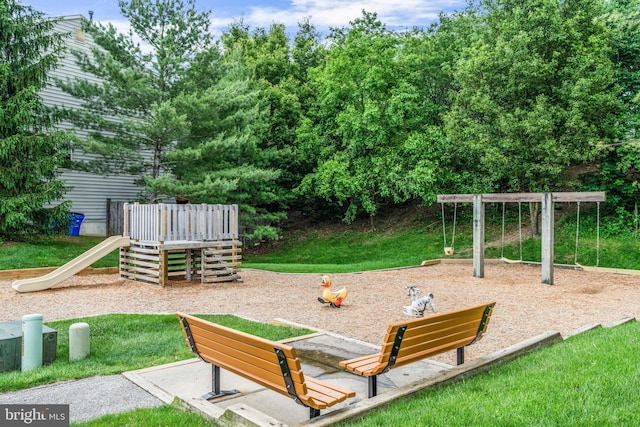 7250 Calm Sunset, Columbia, MD 21046 - community jungle gym featuring a yard