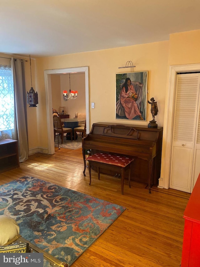 6136 Wayne Ave Unit 3, Philadelphia, PA 19144 - sitting room featuring light wood-style floors