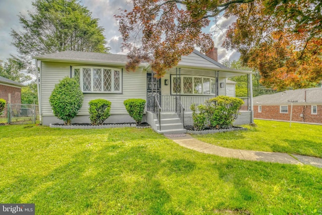 611 Parkview Blvd, Lansdowne, PA 19050 - view of front of home featuring covered porch and a chimney