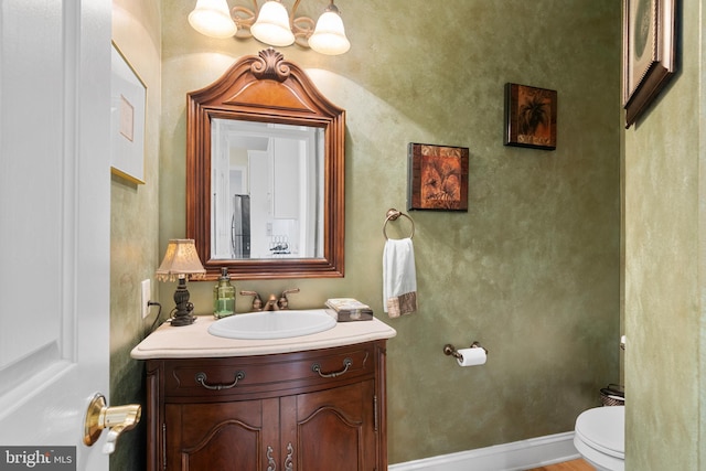 1597 Woodfield Dr, Bethlehem, PA 18015 - bathroom with vanity and toilet