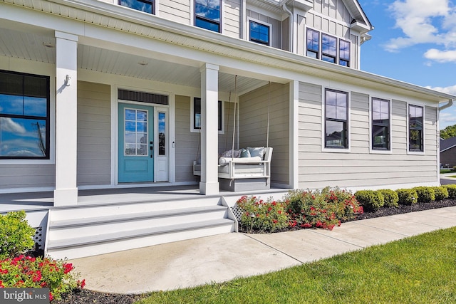 24153 Heartleaf Rd, Frankford, DE 19945 - doorway to property with a porch