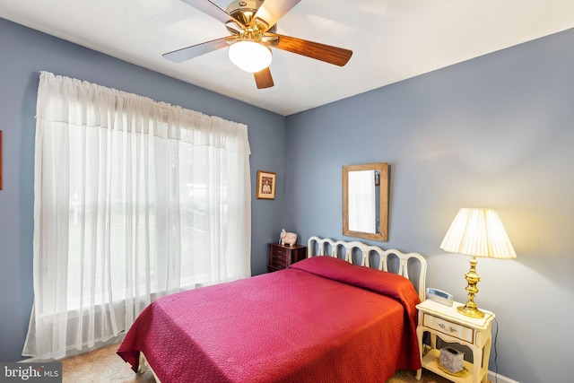 1419 Ramseur Ln, Winchester, VA 22601 - bedroom featuring carpet and ceiling fan