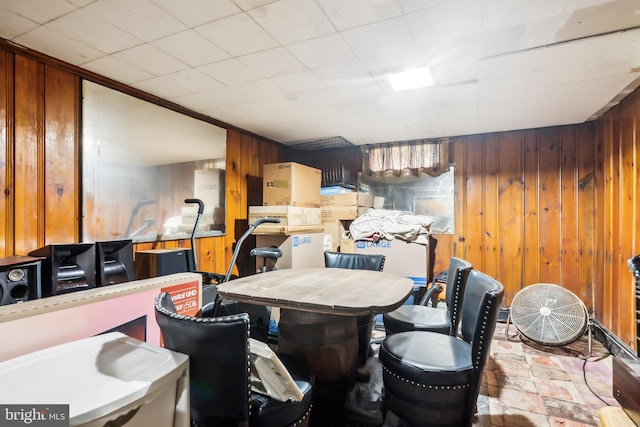232 Columbia Ave, Trenton, NJ 08618 - basement with wooden walls