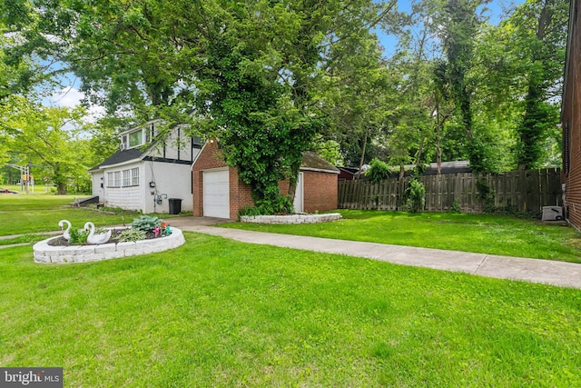 232 Columbia Ave, Trenton, NJ 08618 - view of yard with concrete driveway