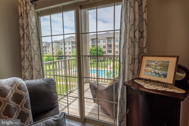 1000 Fountainview Cir Unit 304, Newark, DE 19713 - entryway with healthy amount of natural light