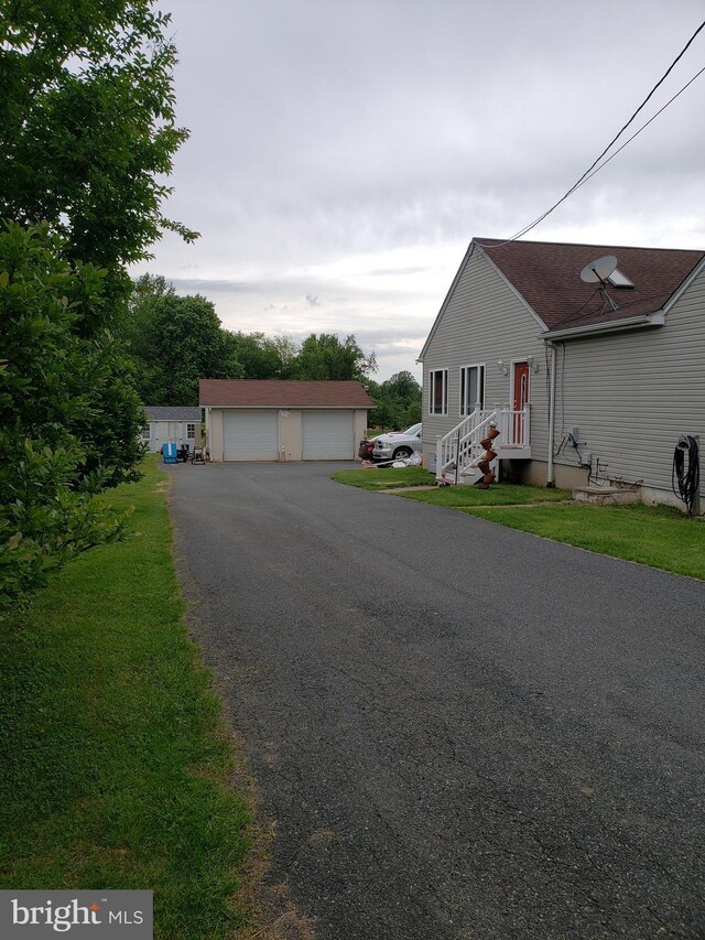 4010 Conowingo Rd, Darlington, MD 21034 - view of front of home with a detached garage and an outbuilding