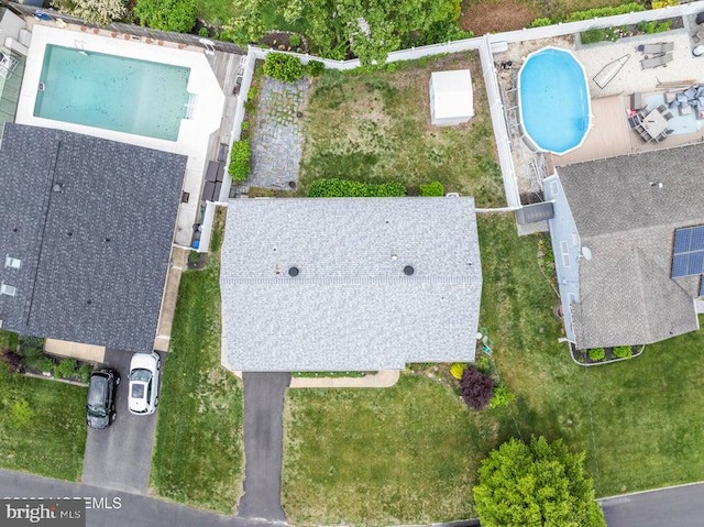 605 Oak Ter, Point Pleasant Boro, NJ 08742 - drone / aerial view of a pool area