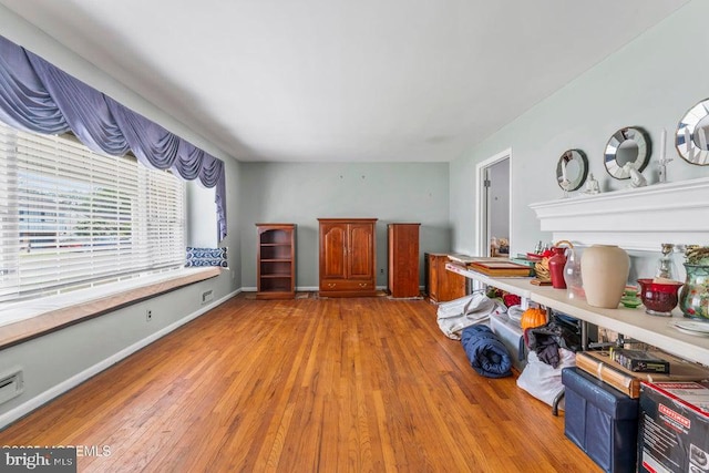 605 Oak Ter, Point Pleasant Boro, NJ 08742 - living area with wood finished floors and baseboards