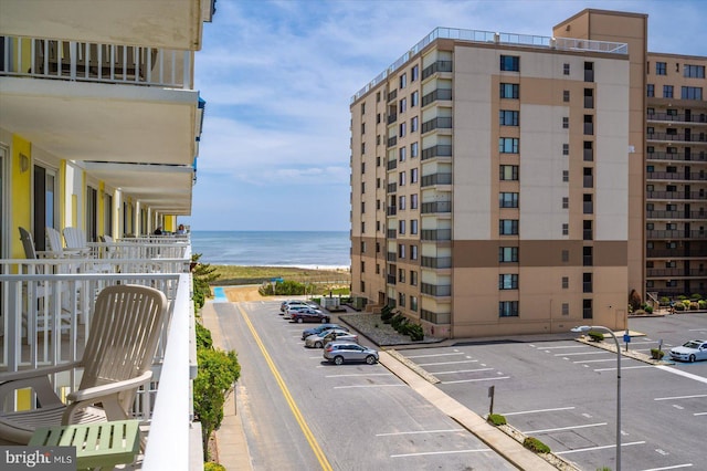 5901 Atlantic Ave Unit 411, Ocean City, MD 21842 - view of apartment building / complex with uncovered parking and a water view