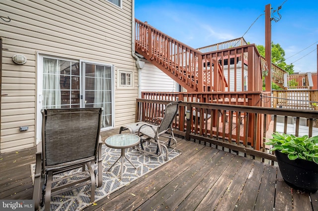 3310 Hudson St, Baltimore, MD 21224 - deck with stairs